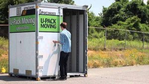 upack cross-country movers container